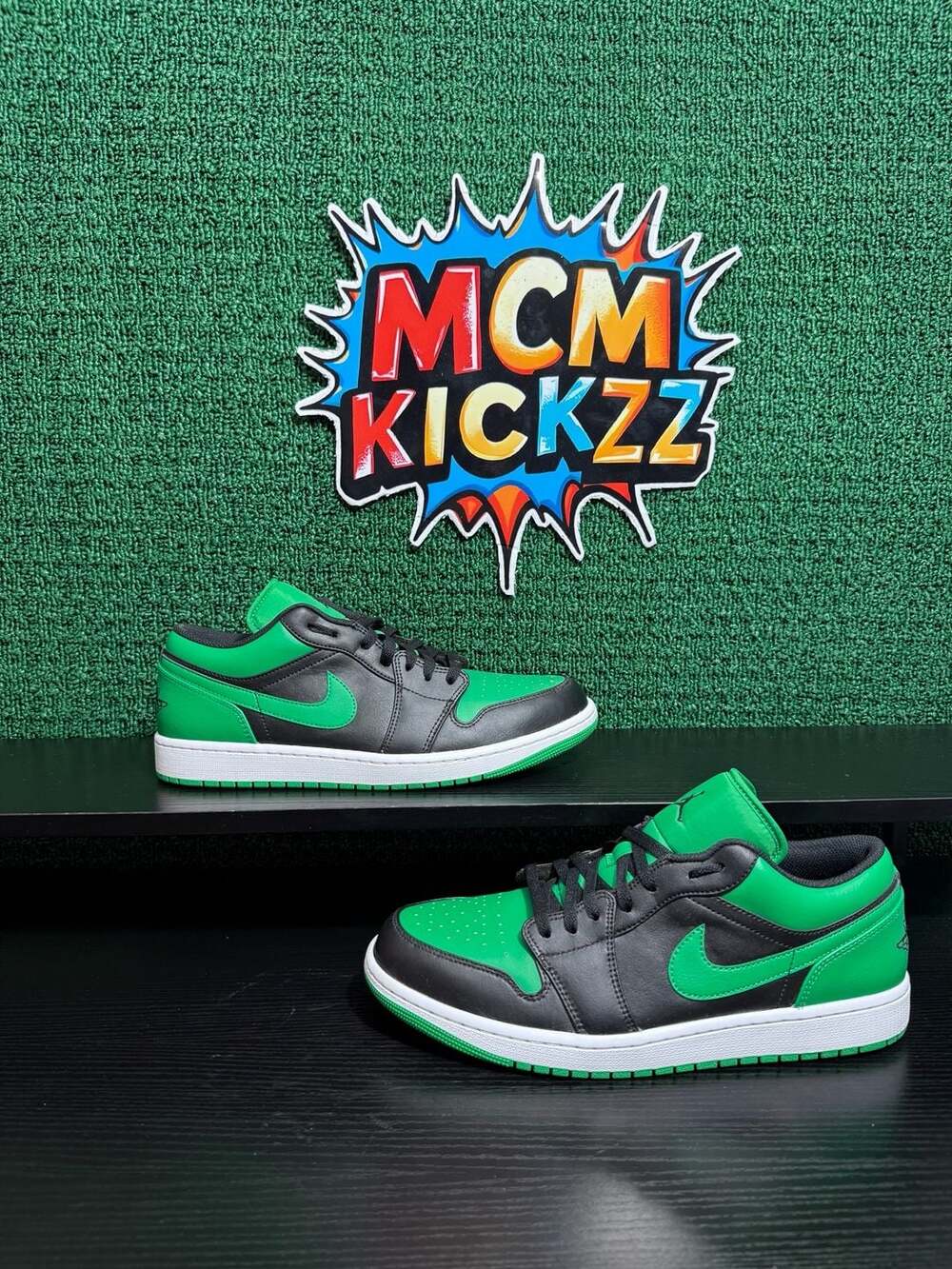 Air Jordan 1 Low Lucky Green Men’s Size 12 Pre-Owned: Excellent